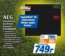 Expert AEG Induktionskochfeld (autark) EX6SMSER Angebot