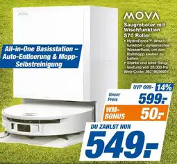 Expert MOVA Saugroboter mit Wischfunktion S70 Roller Angebot