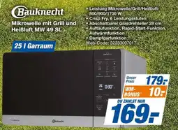 Expert Bauknecht Mikrowelle mit Grill und Heißluft MW 49 SL Angebot