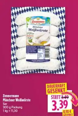 diska Zimmermann Münchner Weißwürste Angebot