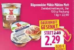 diska Rügenwalder Mühle Mühlen Mett Angebot