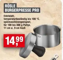 Handelshof RÖSLE BURGERPRESSE PRO Angebot