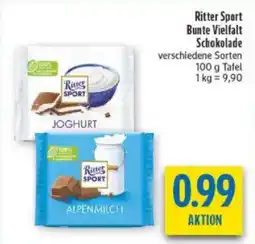diska Ritter Sport Bunte Vielfalt Schokolade Angebot