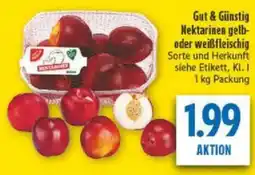 diska Gut & Günstig Nektarinen gelb- oder weißfleischig Angebot