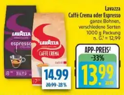 diska Lavazza Caffè Crema oder Espresso Angebot