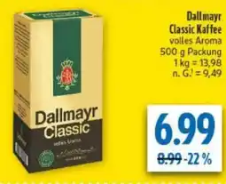 diska Dallmayr Classic Kaffee Angebot