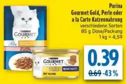 diska Purina Gourmet Gold, Perle oder a la Carte Katzennahrung Angebot