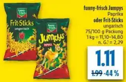 diska funny-frisch Jumpys Paprika oder Frit-Sticks ungarisch Angebot