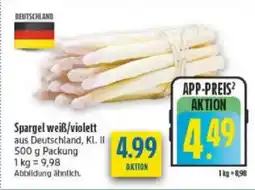 diska Spargel weiß/violett Angebot