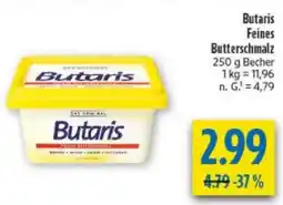 diska Butaris Feines Butterschmalz Angebot