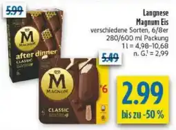 diska Langnese Magnum Eis Angebot