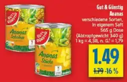 diska Gut & Günstig Ananas Angebot