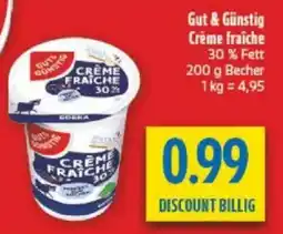 diska Gut & Günstig Crème fraîche 30% Fett Angebot