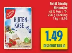 diska Gut & Günstig Hirtenkäse Angebot