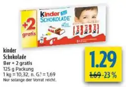diska kinder Schokolade Angebot