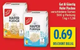 diska Gut & Günstig Hafer Flocken Angebot
