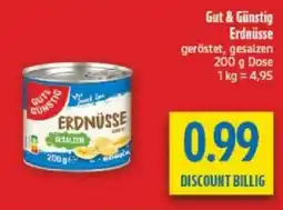 diska Gut & Günstig Erdnüsse Angebot