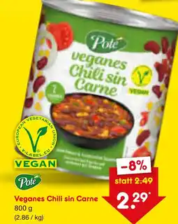 Netto Marken-Discount Pote veganes chili sin carne Angebot