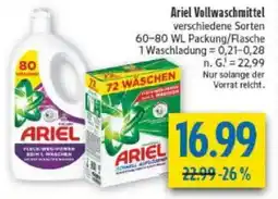diska Ariel Vollwaschmittel Angebot