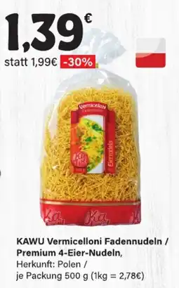 LEDO KAWU Vermicelloni Fadennudeln / Premium 4-Eier-Nudeln Angebot