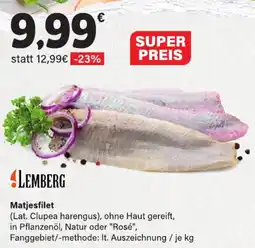 LEDO LEMBERG Matjesfilet Angebot