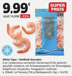 LEDO White Tiger/Weißfuß-Garnelen Angebot