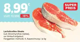 LEDO Lachsforellen-Steaks Angebot