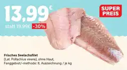 LEDO Frisches Seelachsfilet Angebot