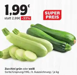LEDO Zucchini grün oder weiß Angebot