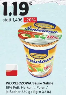 LEDO WŁOSZCZOWA Saure Sahne Angebot