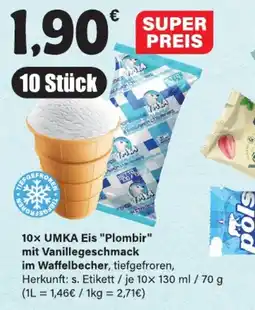 LEDO 10x UMKA Eis "Plombir" mit Vanillegeschmack Angebot