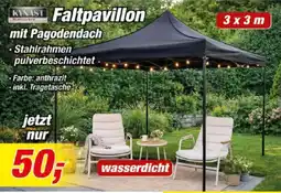 Posten Börse KIMIST Faltpavillon mit Pagodendach Angebot