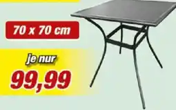Posten Börse KYNAST Gartentisch 70 x 70 cm Angebot