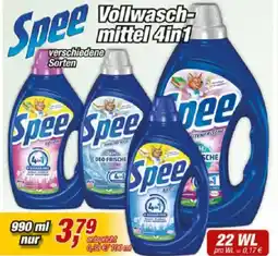 Posten Börse Spee Vollwaschmittel 4in1 Angebot