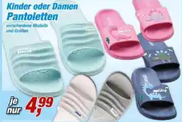 Posten Börse Kinder oder Damen Pantoletten Angebot