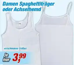 Posten Börse Damen Spaghettiträger oder Achselhemd Angebot
