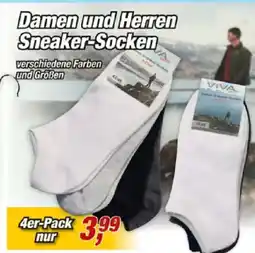 Posten Börse Damen und Herren Sneaker Socken Angebot