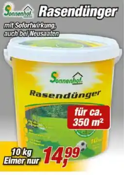 Posten Börse Sonnenhof Rasendünger Angebot