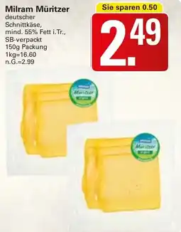 WEZ Milram Müritzer Angebot