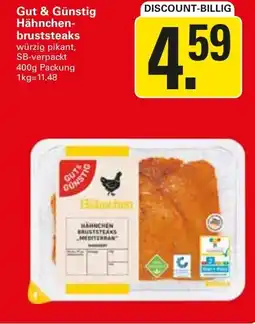 WEZ Gut & Günstig Hähnchenbruststeaks Angebot