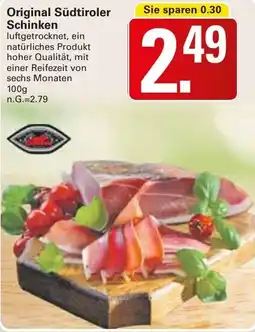 WEZ Original Südtiroler Schinken Angebot
