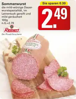 WEZ Reinert Sommerwurst Angebot