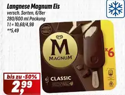 Simmel Langnese Magnum Eis Angebot