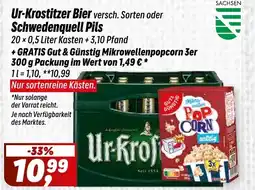 Simmel Ur-Krostitzer Bier oder Schwedenquell Pils Angebot