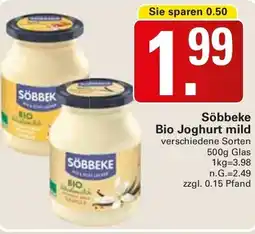 WEZ Söbbeke Bio Joghurt mild Angebot