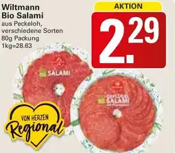 WEZ Wiltmann Bio Salami Angebot