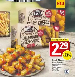 WEZ Snack Master Käse-Snacks Angebot