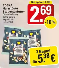 WEZ EDEKA Herzstücke Studentenfutter Angebot