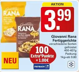 WEZ Giovanni Rana Fertiggerichte Angebot