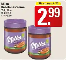 WEZ Milka Haselnusscreme Angebot